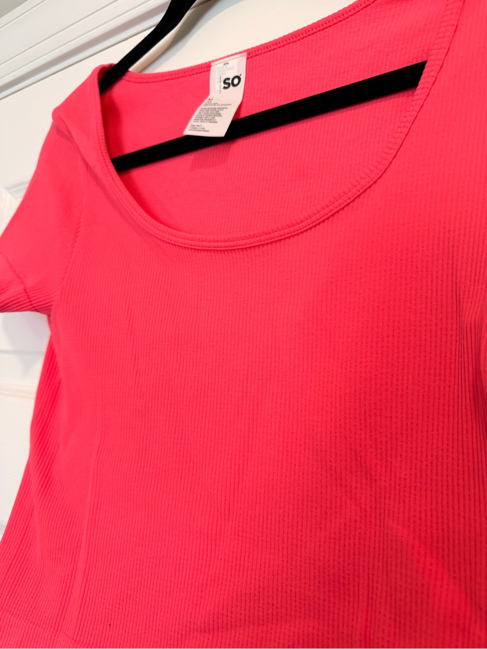 Seamless Ribbed Baby Tee - Picture 2 of 3
